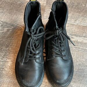 Dr. Martens Black Kids Boots